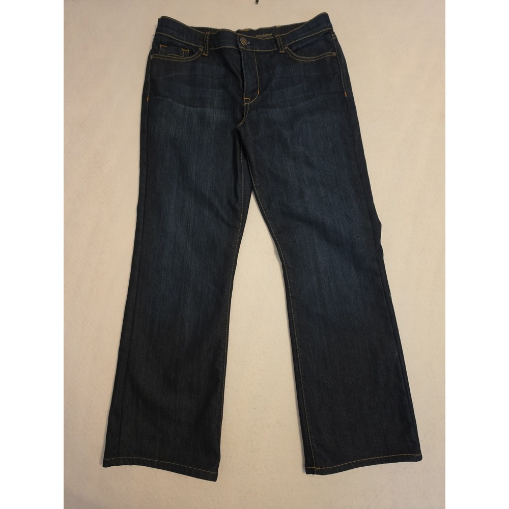 USA Made Y2K Fidelity Jeans Jason Trotzuk Women Size 34x30 Dark Wash Bootcut